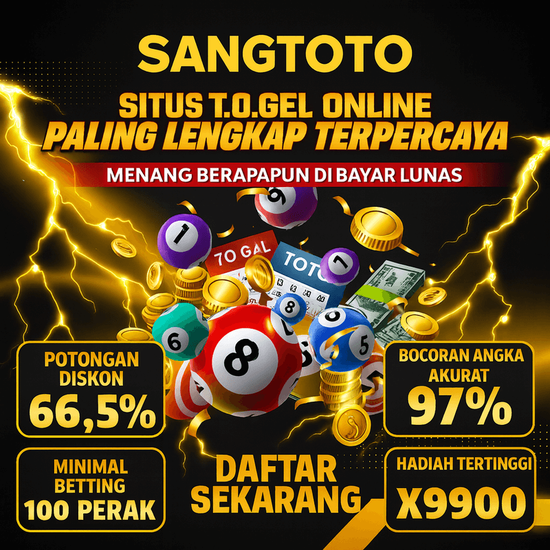 Galeri foto SANGTOTO Togel Bandar Online | Pasaran Lengkap & Aman di Yogyakarta
